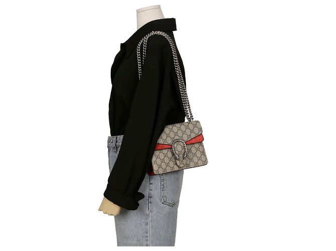 Gucci Borsa a spalla e crossbody mini Dionysus Marrone - vista 14