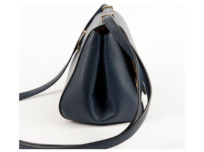 Bottega Veneta Borsa a Spalla e Crossbody Angle Small Blu - vista 10