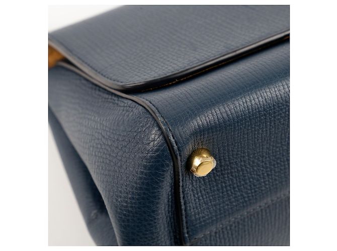 Bottega Veneta Borsa a Spalla e Crossbody Angle Small Blu - vista 12