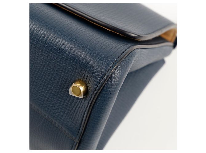 Bottega Veneta Borsa a Spalla e Crossbody Angle Small Blu - vista 13