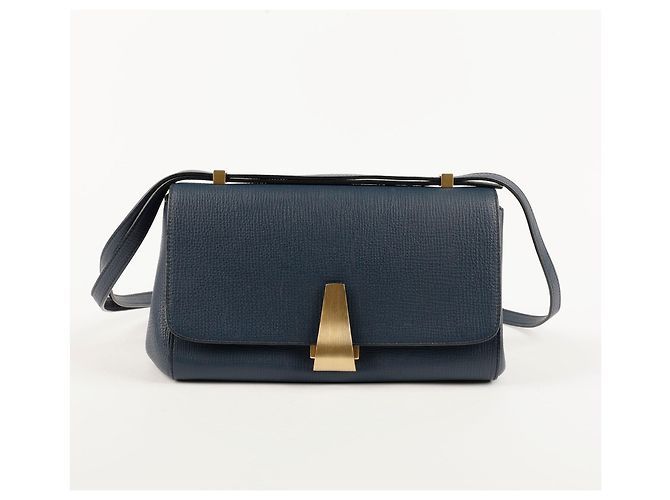 Bottega Veneta Borsa a Spalla e Crossbody Angle Small Blu - vista 2