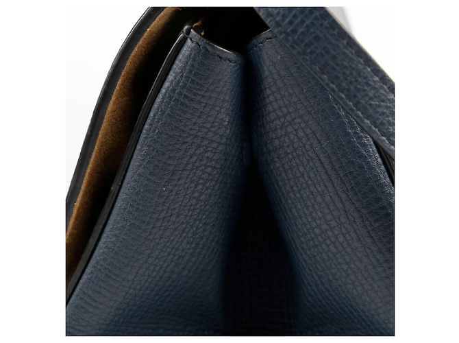 Bottega Veneta Borsa a Spalla e Crossbody Angle Small Blu - vista 5