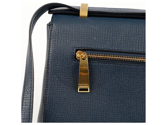 Bottega Veneta Borsa a Spalla e Crossbody Angle Small Blu - vista 8