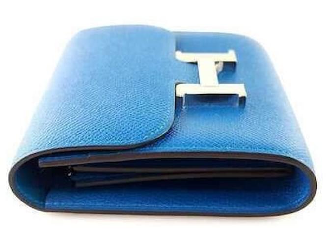 Hermès Appsong Constance Geldbörse Blau - Ansicht 2