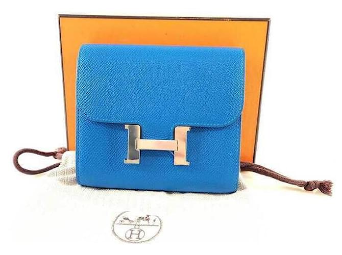 Hermès Appsong Constance Geldbörse Blau - Ansicht 6