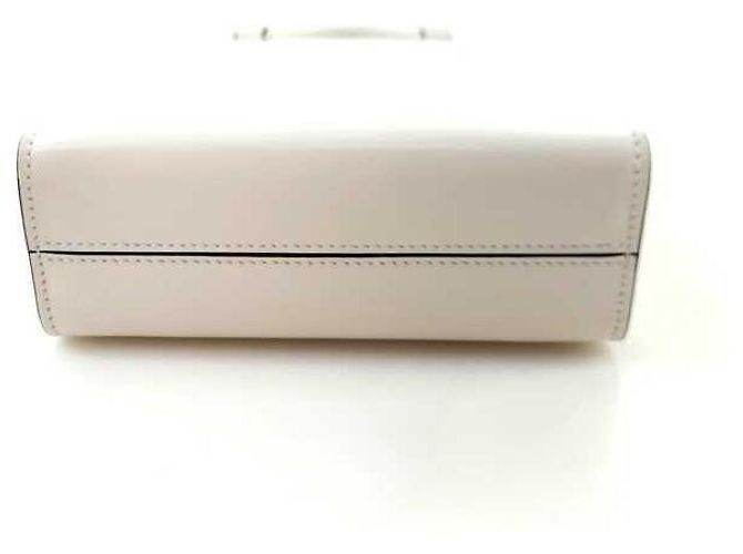 Prada Borsa a tracolla con logo in rilievo Saffiano Bianco - vista 4