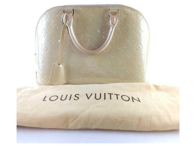 Louis Vuitton Borsa Alma PM in Monogram Vernis D'oro - vista 8