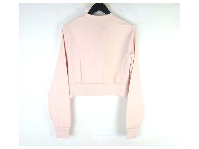 Fendi Pull court en maille avec logo - vue 3