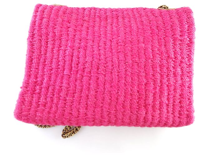 Saint Laurent Raffia Kate Chain Shoulder Bag - view 4