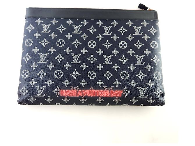 Louis Vuitton Clutch Pochette Monogramma Sottosopra Multicolore - vista 3