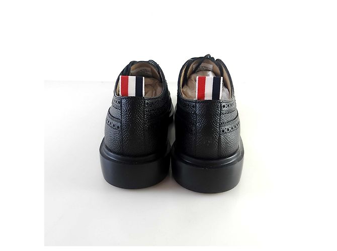 Thom Browne Brogue-Schuhe Long Wing aus Pebble Grain Leder mit Gummisohle Mehrfarben - Ansicht 4