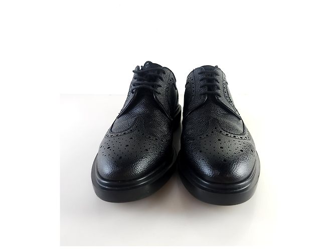 Thom Browne Brogue-Schuhe Long Wing aus Pebble Grain Leder mit Gummisohle Mehrfarben - Ansicht 5