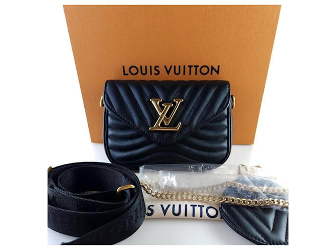 Louis Vuitton Borsa a spalla multi tasche New Wave Nero - vista 6