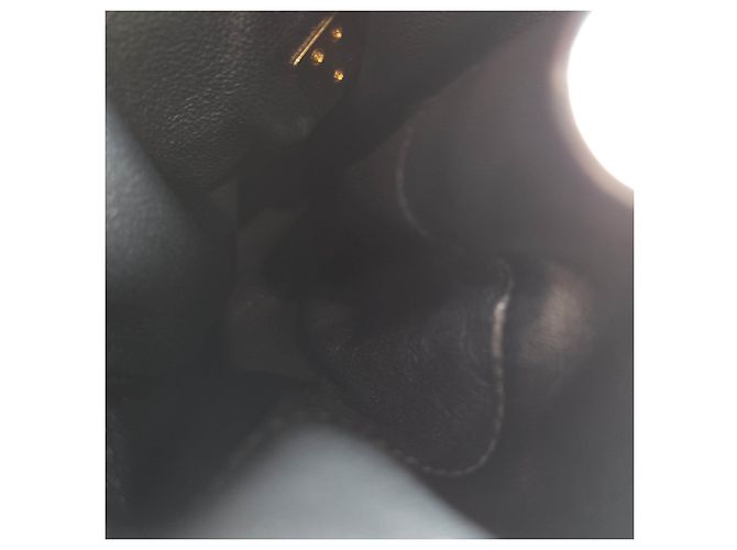 Saint Laurent Pochette da Sera in Pelle di Agnello Nera - vista 8