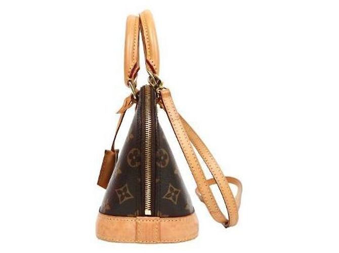 Louis Vuitton Monogramm Alma BB Tasche Braun - Ansicht 2