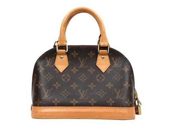 Louis Vuitton Monogramm Alma BB Tasche Braun - Ansicht 3