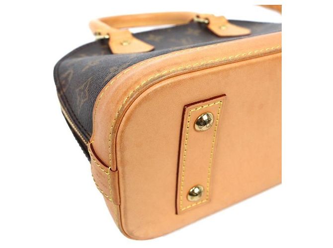Louis Vuitton Monogramm Alma BB Tasche Braun - Ansicht 8