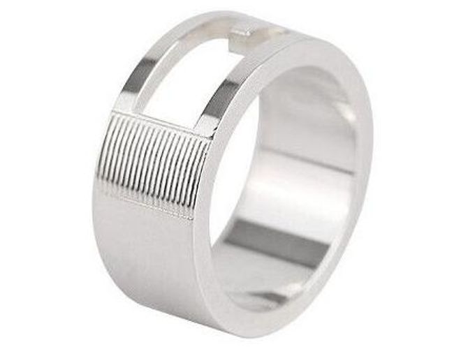 Gucci Anello in argento con logo Taglia - vista 6