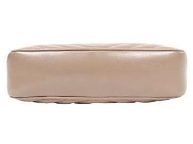 Saint Laurent Borsa a tracolla Lou beige - vista 4