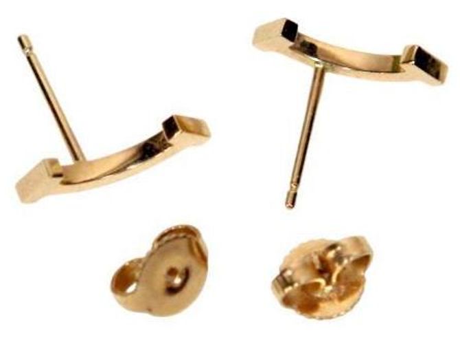 Tiffany & Co Orecchini T-Smile in oro giallo - vista 4