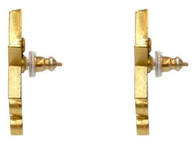 Chanel Pendientes Coco Star de oro Negro - vista 2