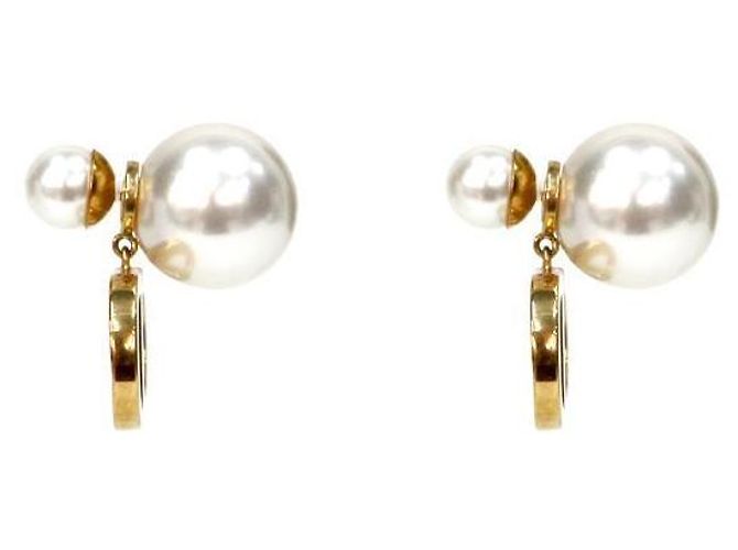 Dior CD Perlen Tribal Ohrringe - Ansicht 2