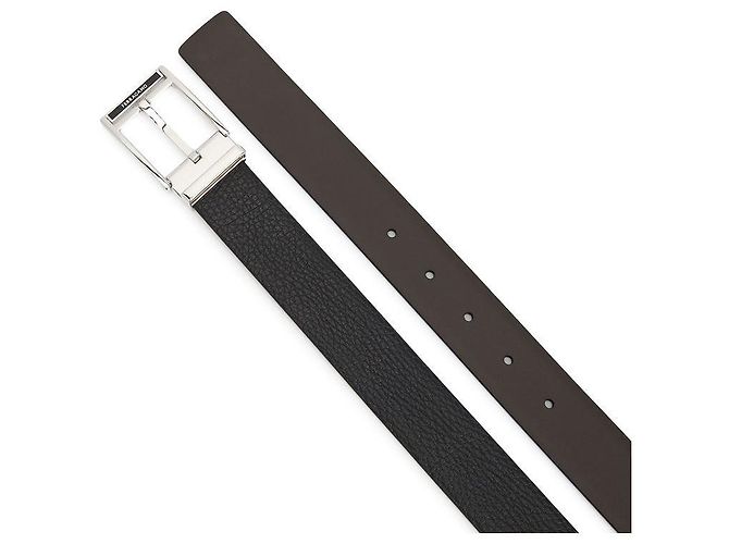 Salvatore Ferragamo Men's Reversible Belt (Pre-Cutting) Black - view 5