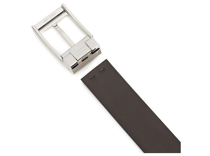 Salvatore Ferragamo Men's Reversible Belt (Pre-Cutting) Black - view 6