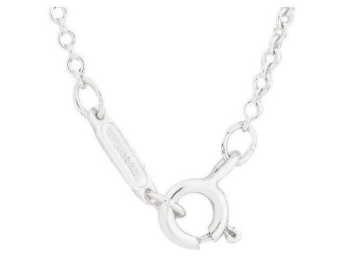 Tiffany & Co Collana in argento con pendente a forma di cuore - vista 3