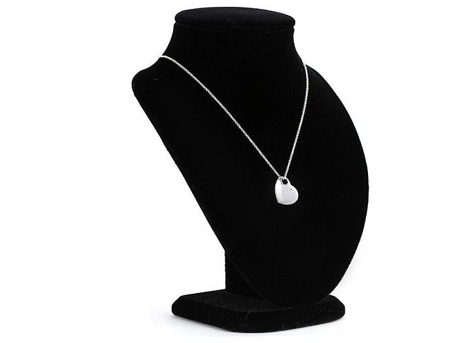 Tiffany & Co Collana in argento con pendente a forma di cuore - vista 5