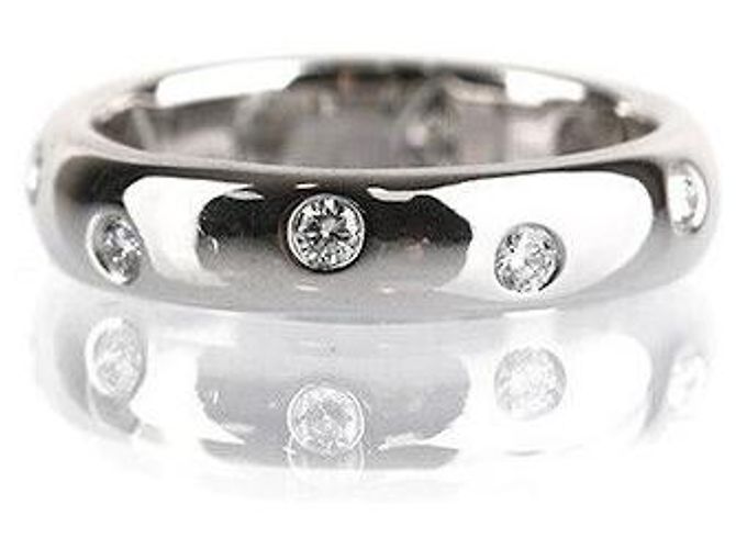 Tiffany & Co Etoual-Platin-Diamantring Größe - Ansicht 4