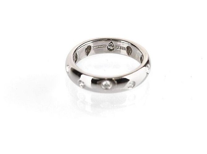 Tiffany & Co Etoual-Platin-Diamantring Größe - Ansicht 5