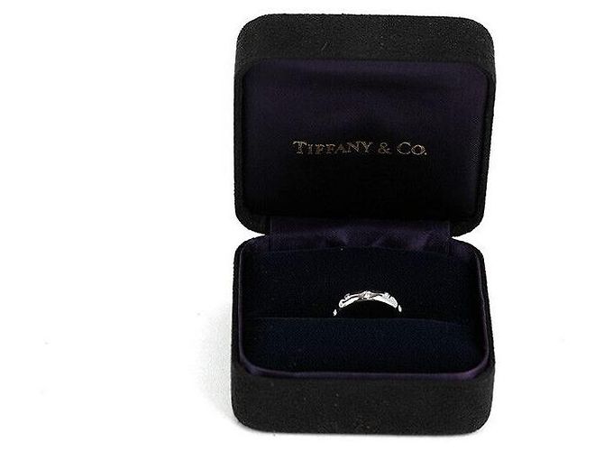 Tiffany & Co Etoual-Platin-Diamantring Größe - Ansicht 6