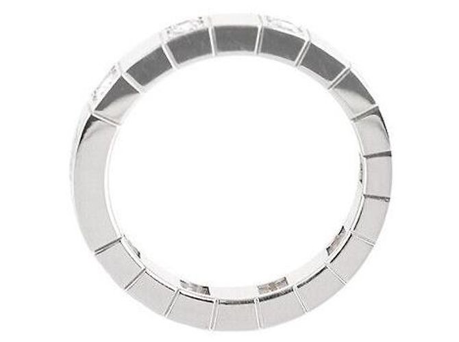 Cartier Laniere Ring aus Weißgold mit Diamanten Größe Silber - Ansicht 2