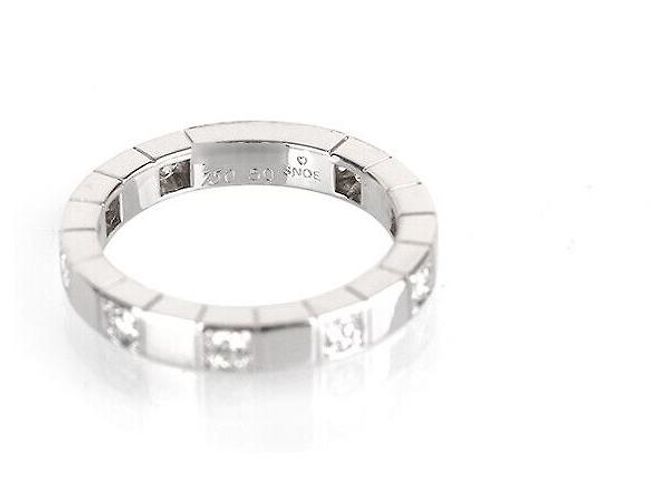 Cartier Laniere Ring aus Weißgold mit Diamanten Größe Silber - Ansicht 5