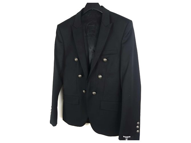 Balmain Giacca di lana con bottoni - vista 2