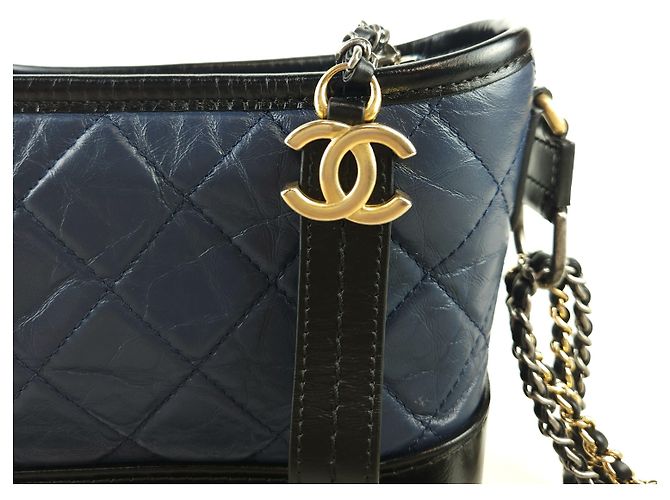 Chanel Borsa a spalla Hobo Gabrielle Nero - vista 2