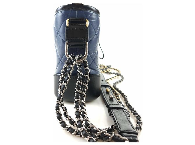 Chanel Borsa a spalla Hobo Gabrielle Nero - vista 3