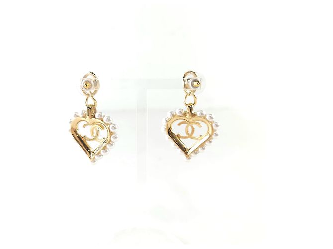 Chanel Heart CC Ohrringe Mehrfarben - Ansicht 4