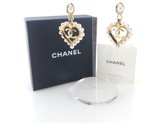 Chanel Heart CC Ohrringe Mehrfarben - Ansicht 5