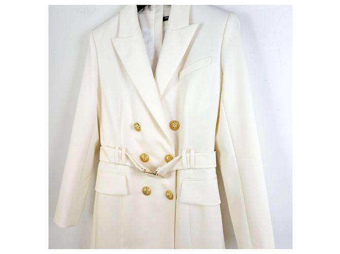 Balmain Chaqueta de cinturón con doble botón - vista 2