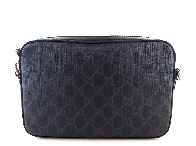 Gucci Borsa a tracolla Supreme intrecciata Supreme Nero - vista 3