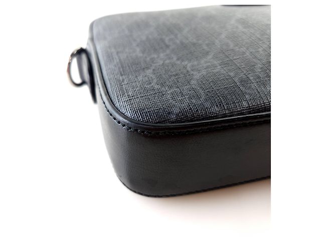 Gucci Borsa a tracolla Supreme intrecciata Supreme Nero - vista 4