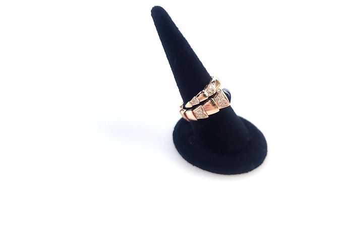 Bulgari Onyx-Diamant Serpenti Viper Ring Schwarz - Ansicht 3