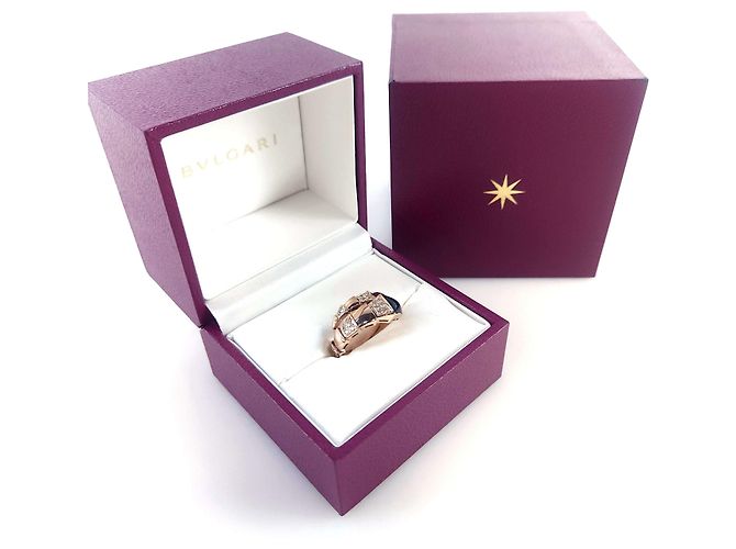 Bulgari Onyx-Diamant Serpenti Viper Ring Schwarz - Ansicht 5