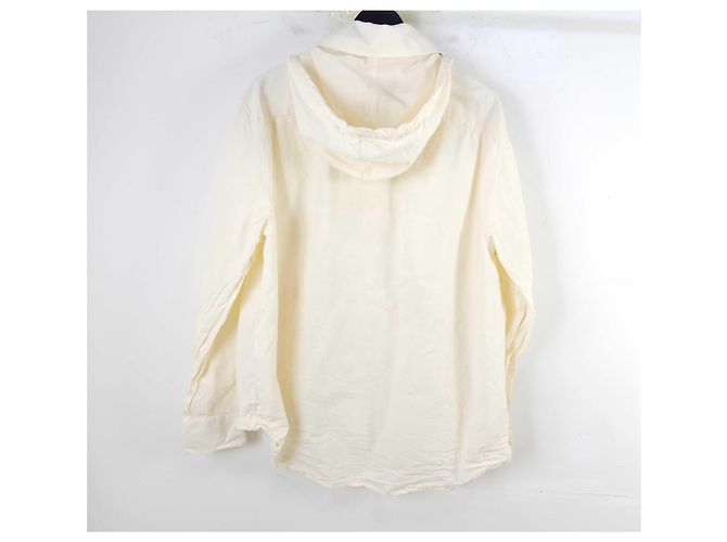 Loewe Camicia overshirt in cotone con cappuccio Anagram Multicolore - vista 3