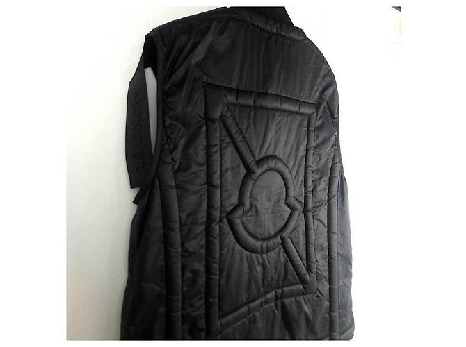 Moncler Colete acolchoado Craig Green Coupe Preto - vista 4