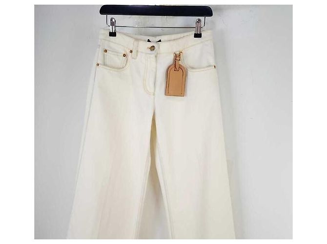 Louis Vuitton Name Tag Hose Silber - Ansicht 2