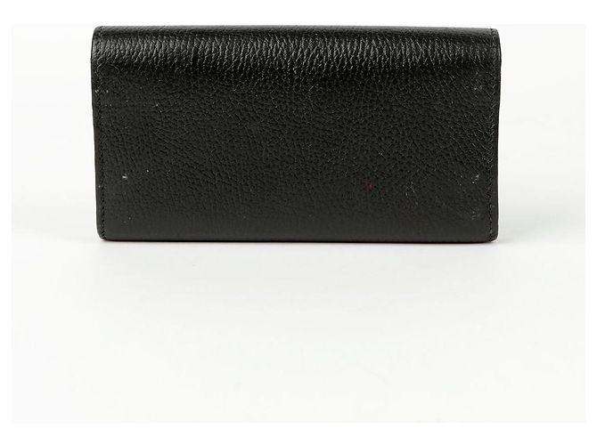 Gucci Interlocking Long Wallet Black - view 3