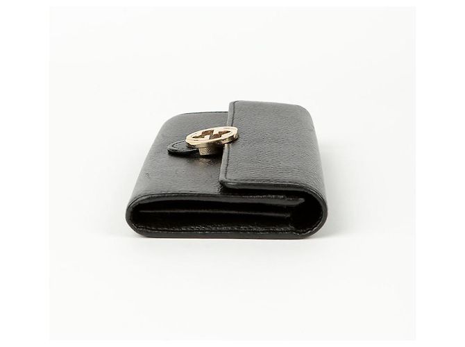 Gucci Interlocking Long Wallet Black - view 4